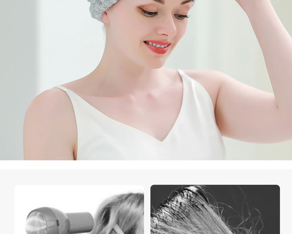 Microfiber Hair Drying Towel Cap - Image 13