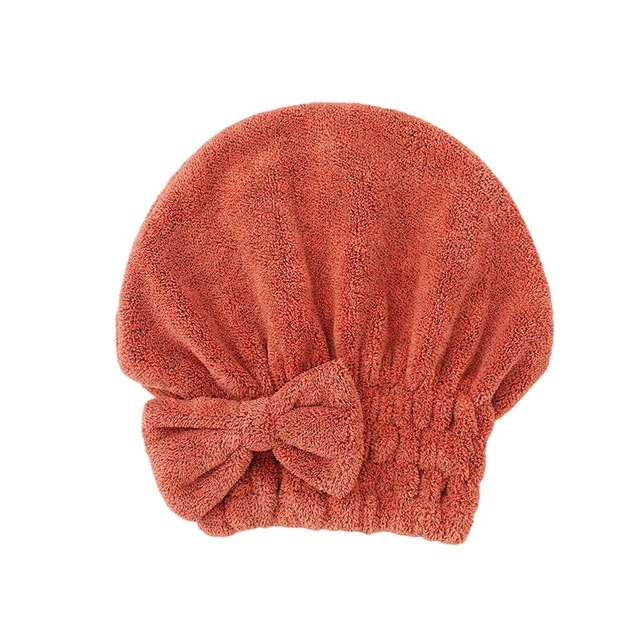 Microfiber Hair Drying Towel Cap - Image 5