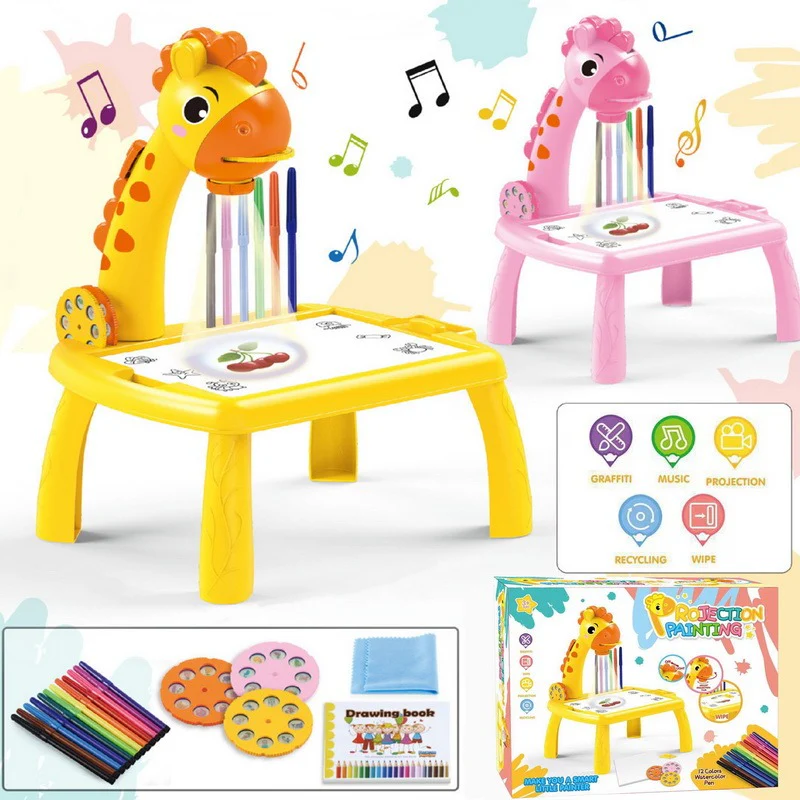 Mini Children Led Projector Art Drawing Table - Image 24