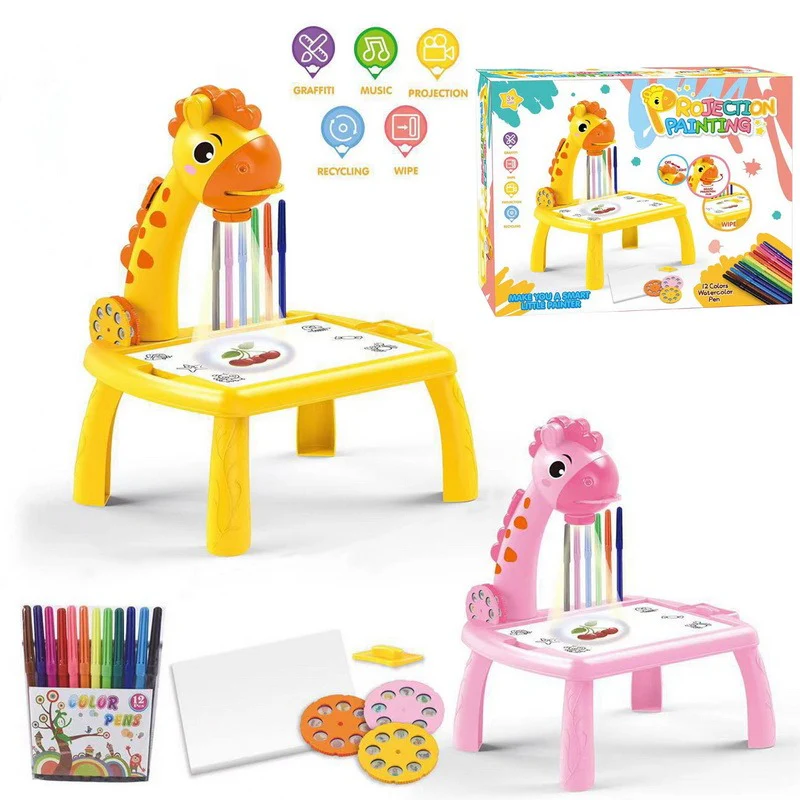Mini Children Led Projector Art Drawing Table - Image 25