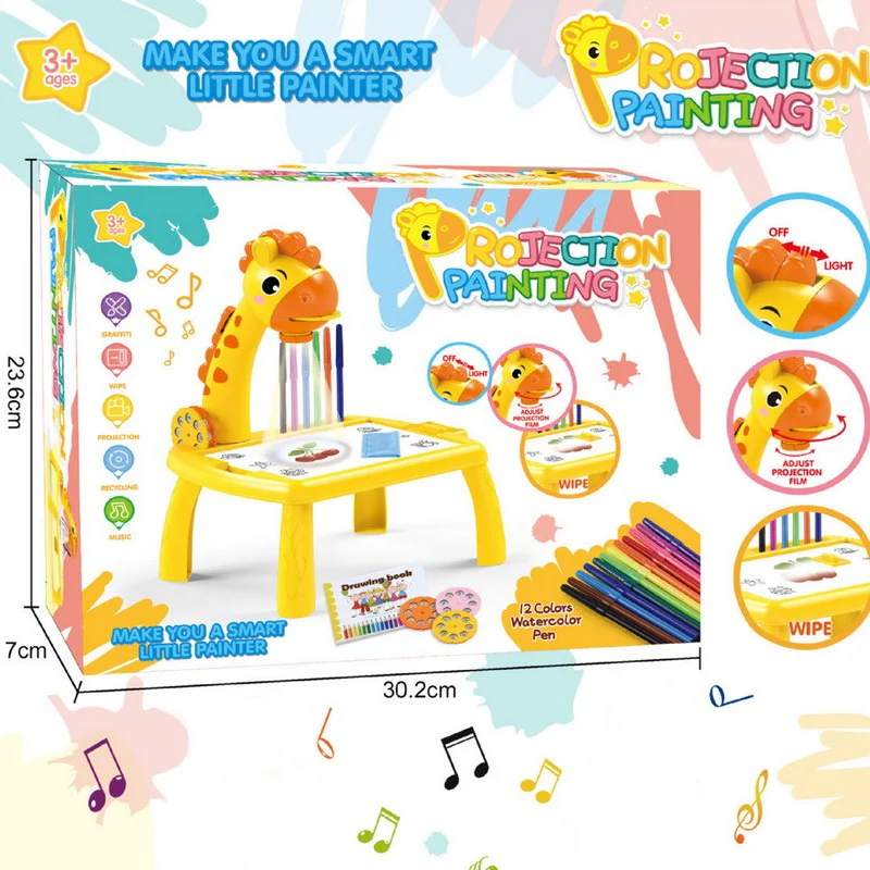 Mini Children Led Projector Art Drawing Table - Image 26