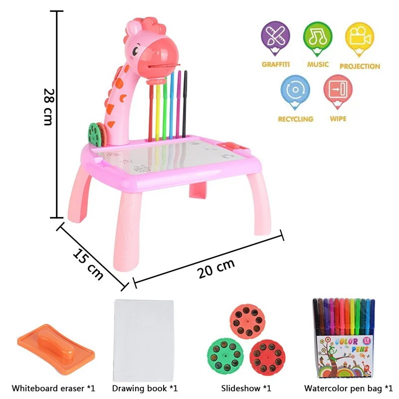Mini Children Led Projector Art Drawing Table - Image 7