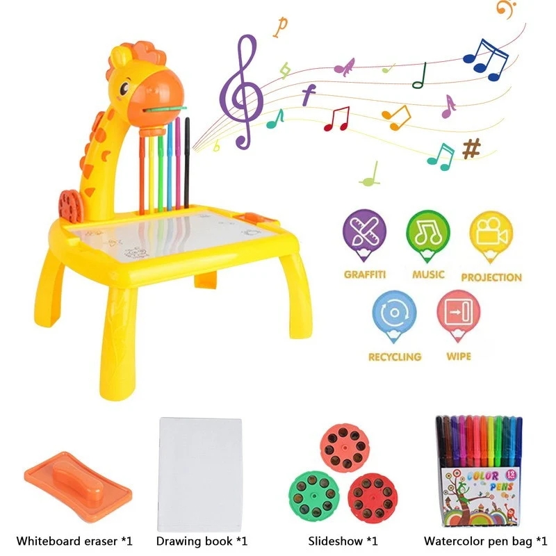Mini Children Led Projector Art Drawing Table - Image 9
