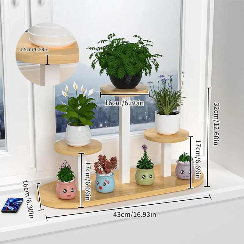 Minimalist Office Plant Rack - Image 12