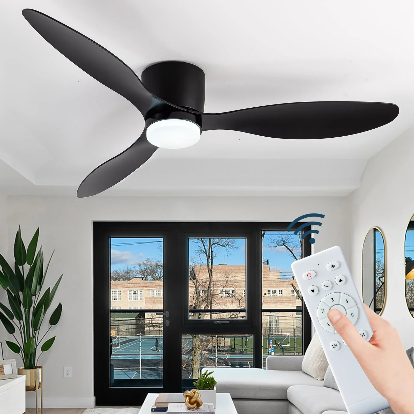 Modern Ceiling Fan with LED Light - Image 9