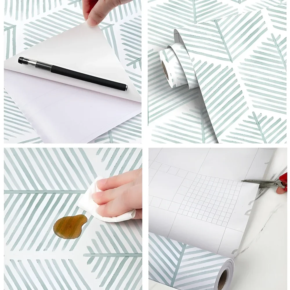 Modern Geometric Peel and Stick Wallpaper - Image 2