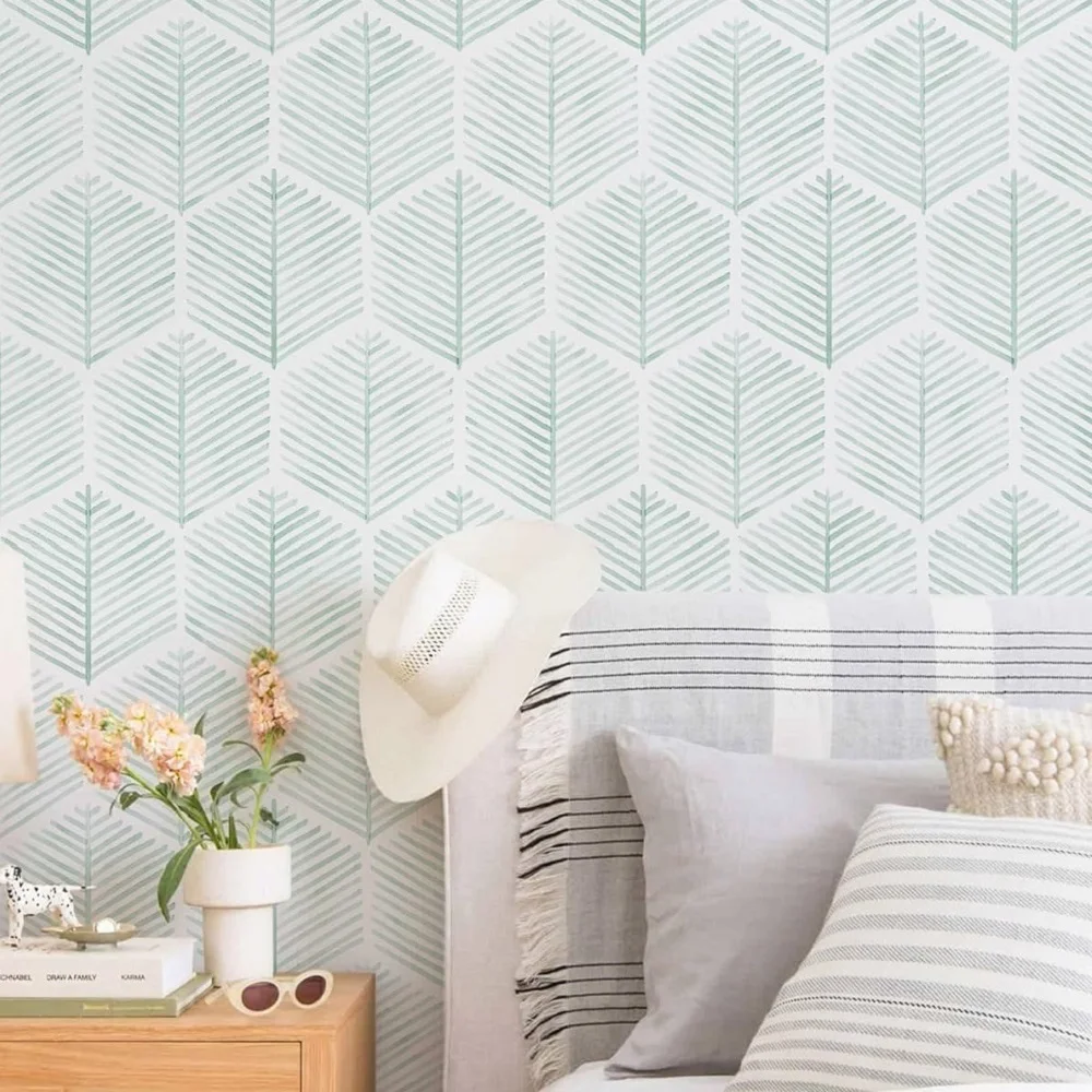 Modern Geometric Peel and Stick Wallpaper - Image 3