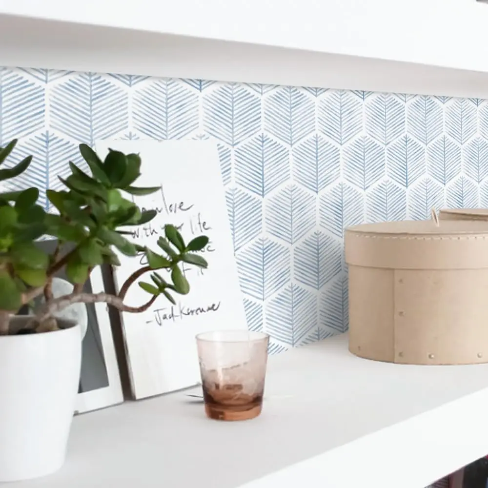 Modern Geometric Peel and Stick Wallpaper - Image 4