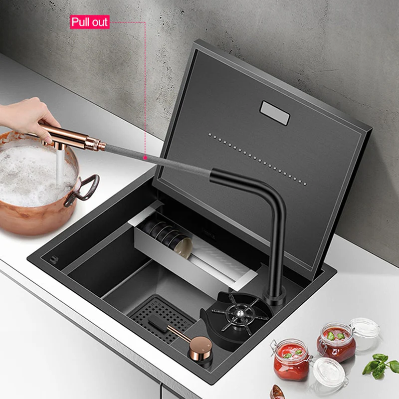 Modern Hidden Kitchen Sink - Image 10