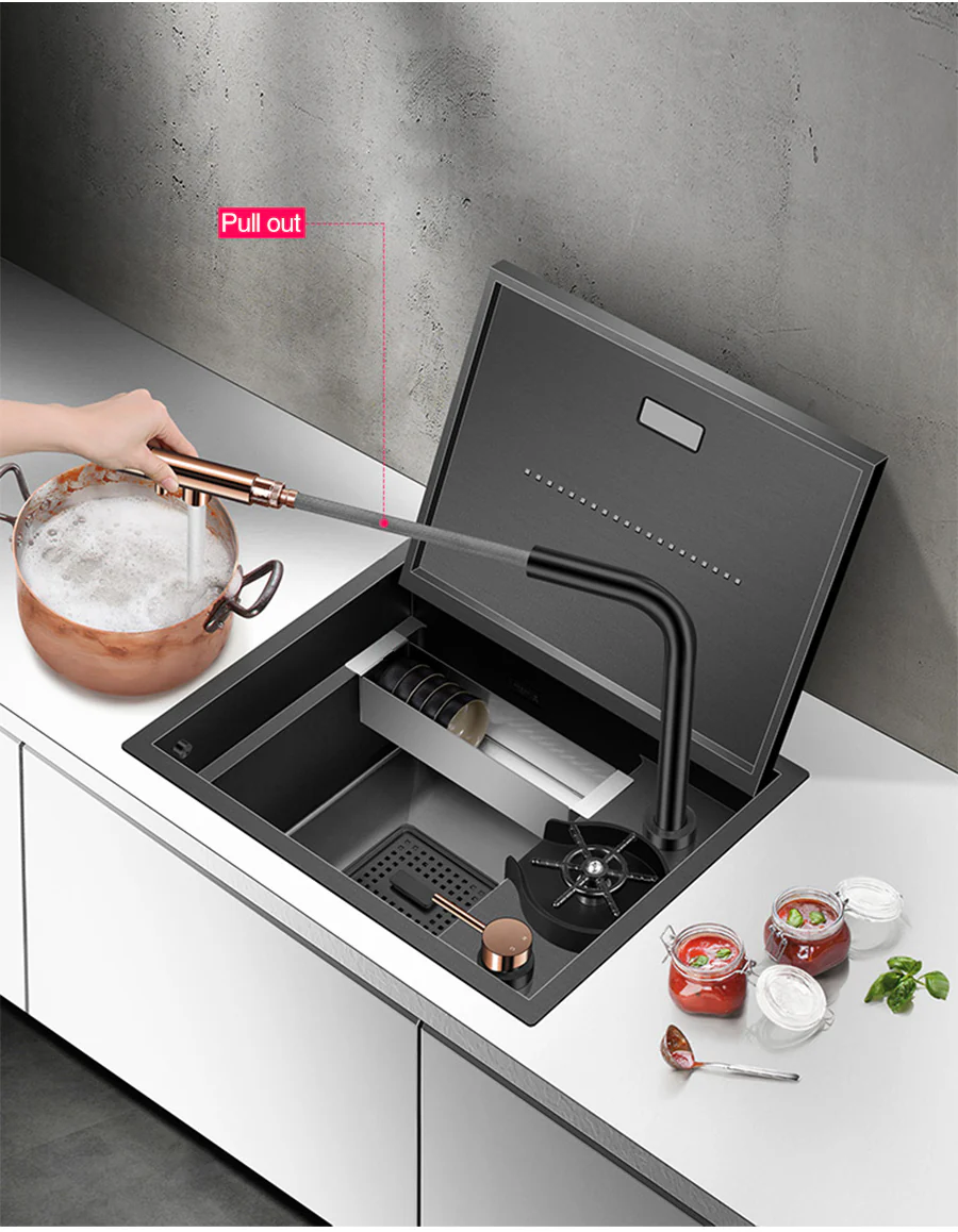 Modern Hidden Kitchen Sink - Image 17