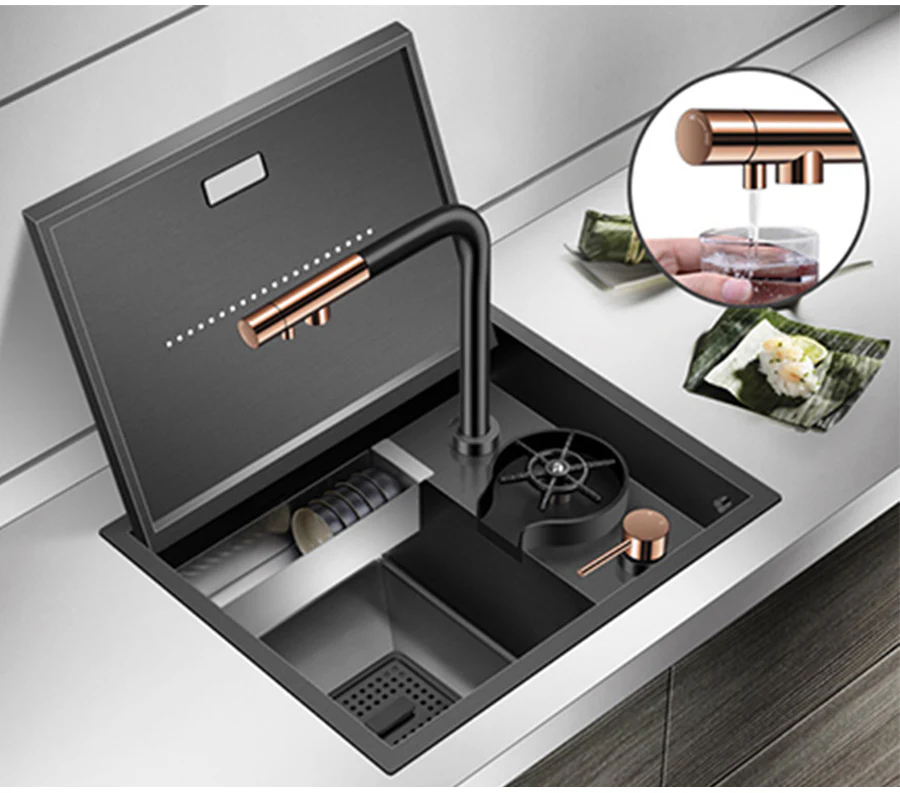 Modern Hidden Kitchen Sink - Image 18