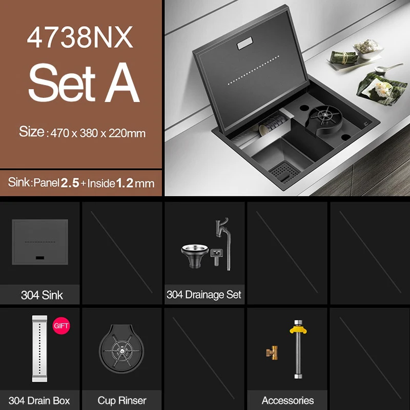 Modern Hidden Kitchen Sink - Image 5