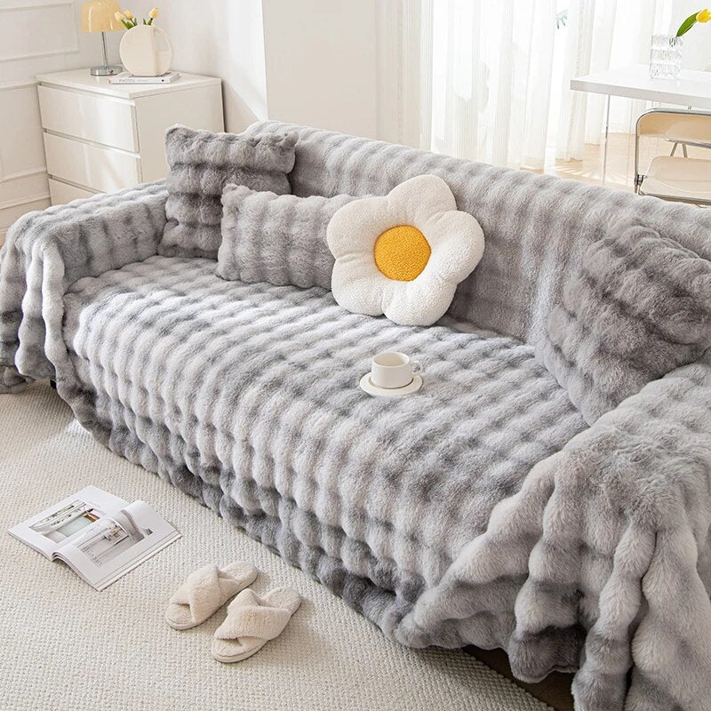 Modern Luxury Plush Sofa Cover - Image 12