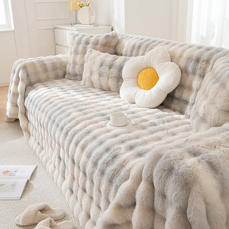 Modern Luxury Plush Sofa Cover - Image 2