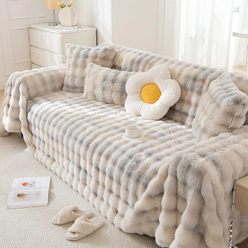 Modern Luxury Plush Sofa Cover - Image 3