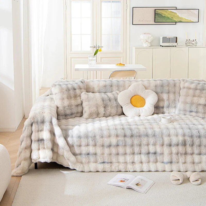 Modern Luxury Plush Sofa Cover - Image 4