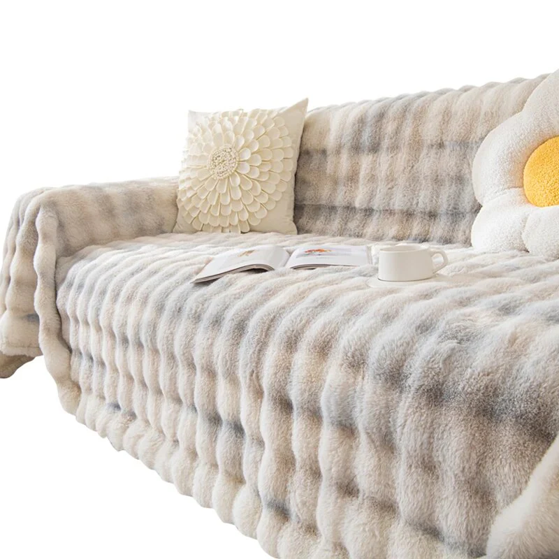 Modern Luxury Plush Sofa Cover - Image 7