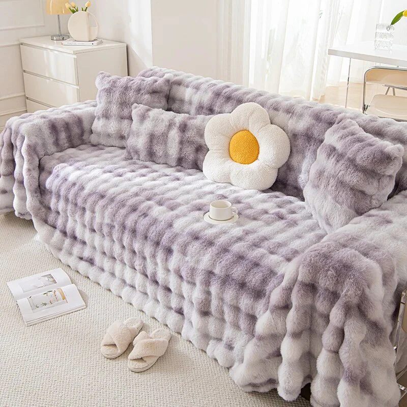 Modern Luxury Plush Sofa Cover - Image 8