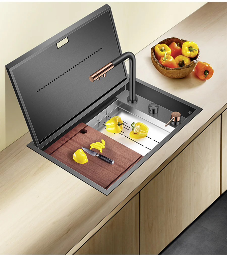 Modern Nano Hidden Kitchen Sink - Image 22