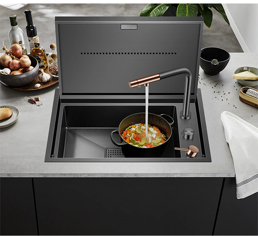 Modern Nano Hidden Kitchen Sink - Image 28