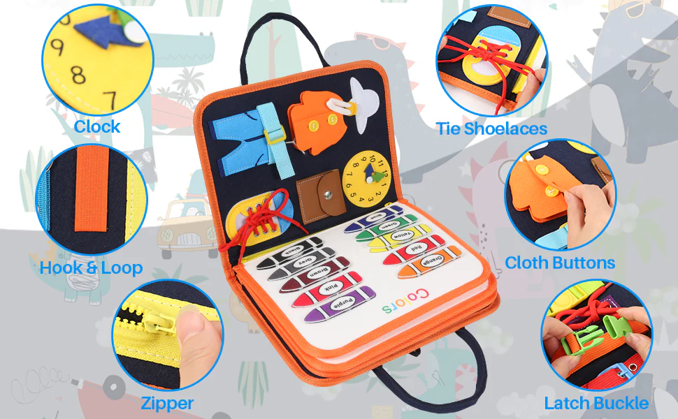 Montessori Educational Learning Playing Book - Image 14