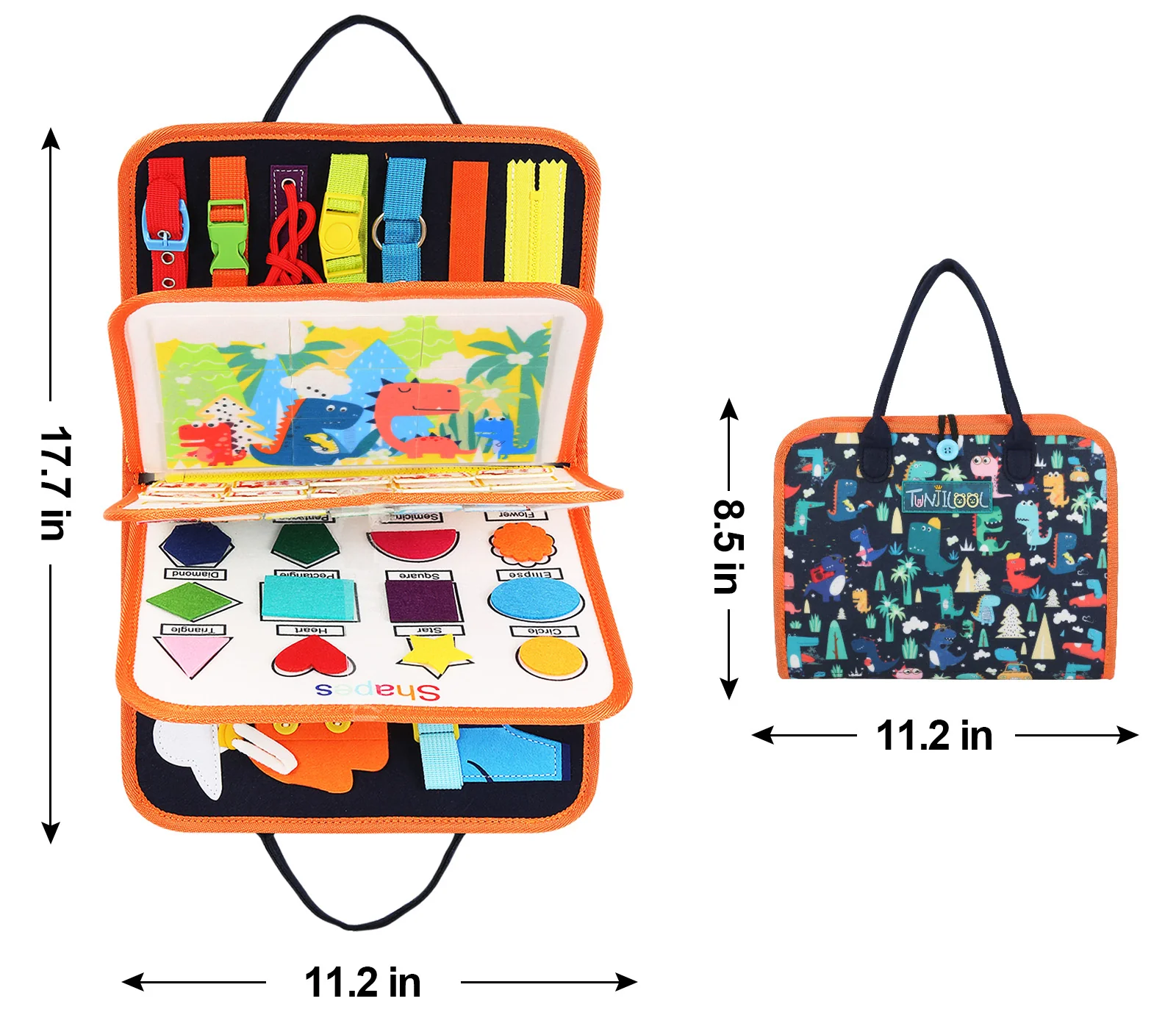 Montessori Educational Learning Playing Book - Image 17