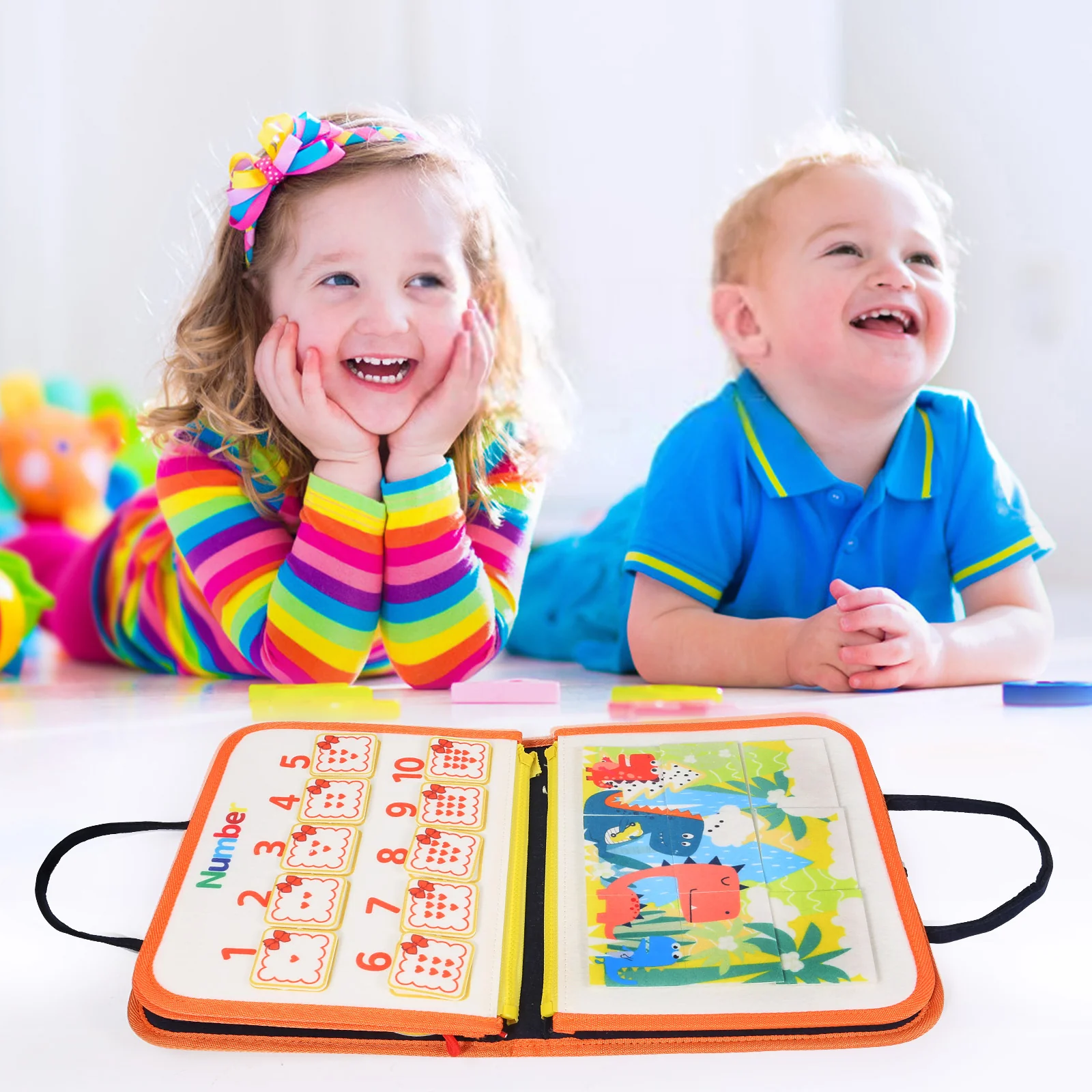 Montessori Educational Learning Playing Book - Image 20