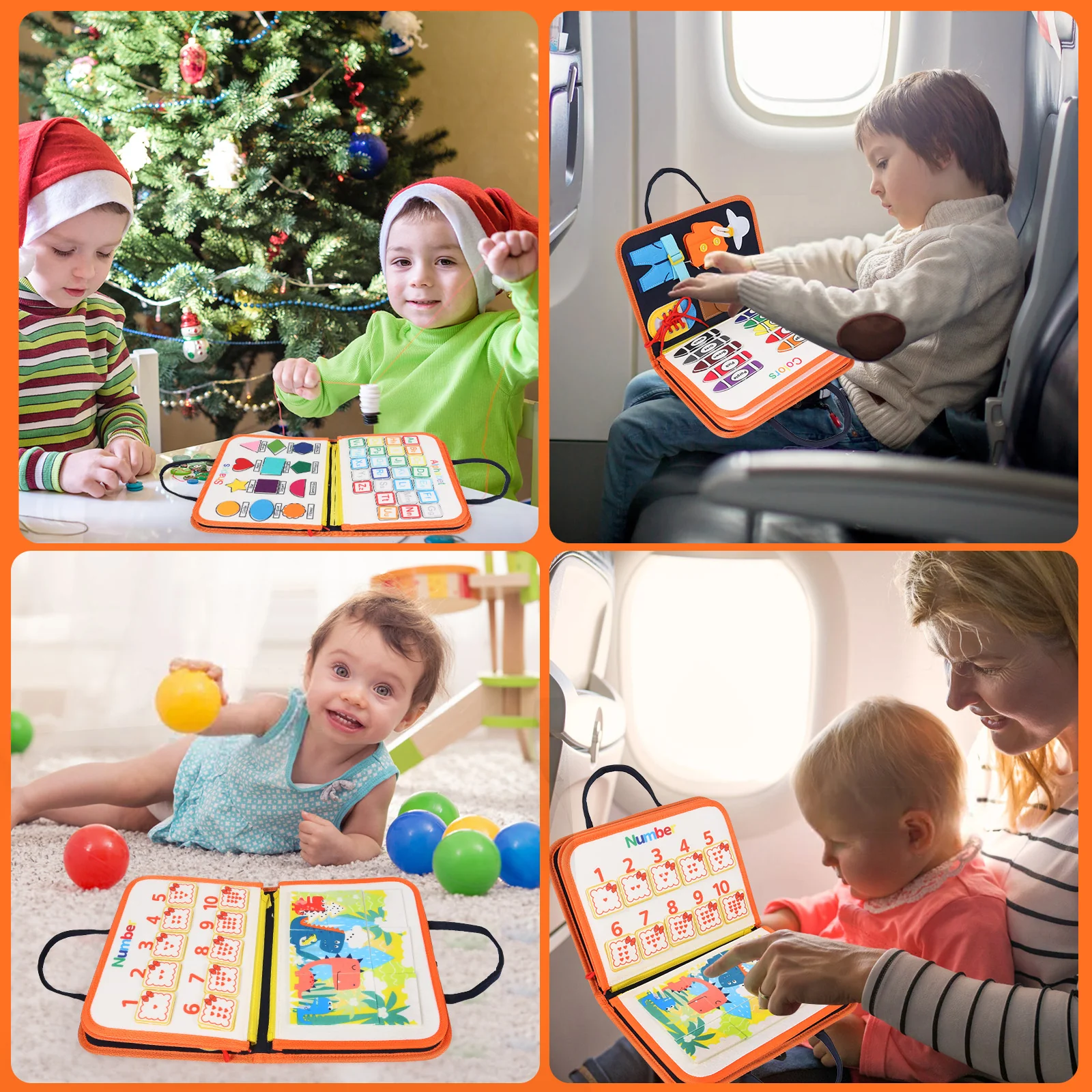 Montessori Educational Learning Playing Book - Image 21