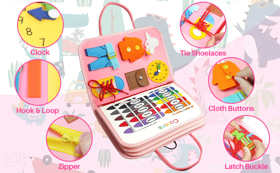 Montessori Educational Learning Playing Book - Image 23