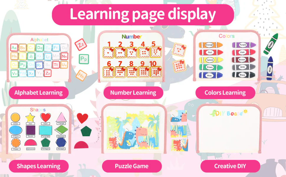 Montessori Educational Learning Playing Book - Image 24