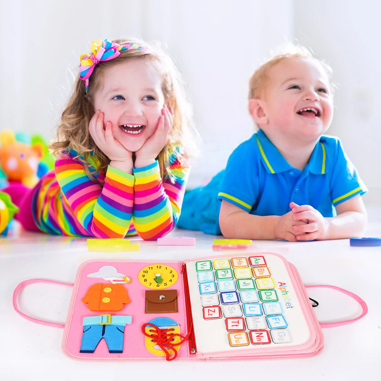 Montessori Educational Learning Playing Book - Image 29