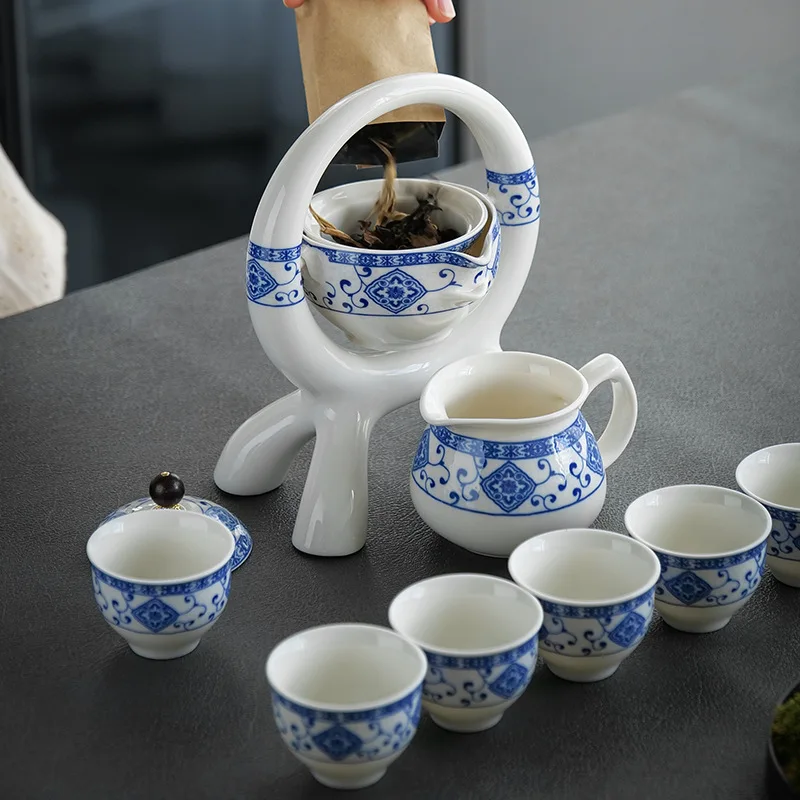 Moonlit Serenade: Chinese Kungfu Tea Set - Image 3