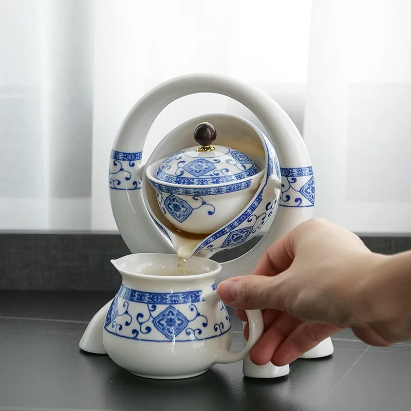 Moonlit Serenade: Chinese Kungfu Tea Set - Image 6