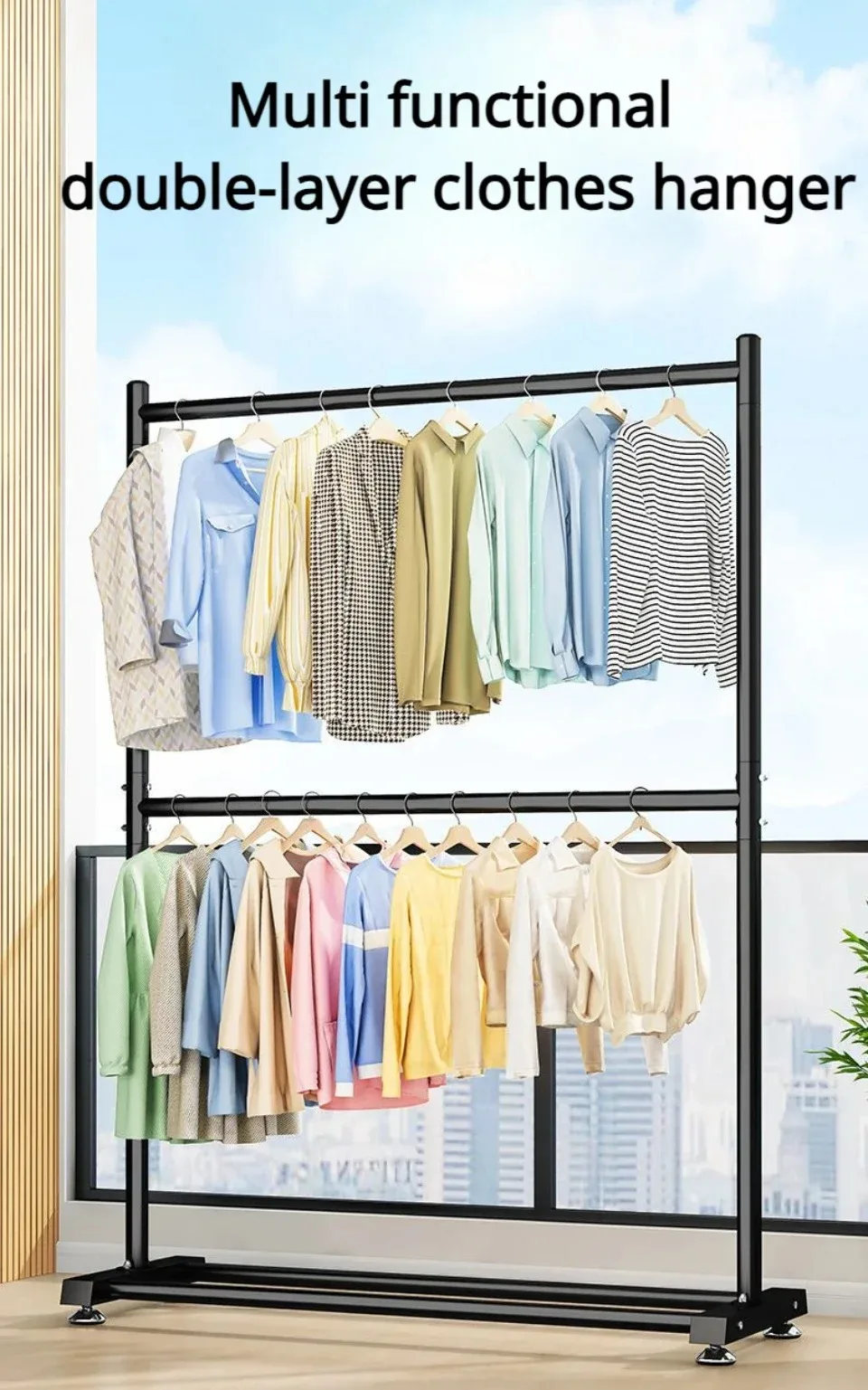 Movable Clothes Drying Rack - Image 14
