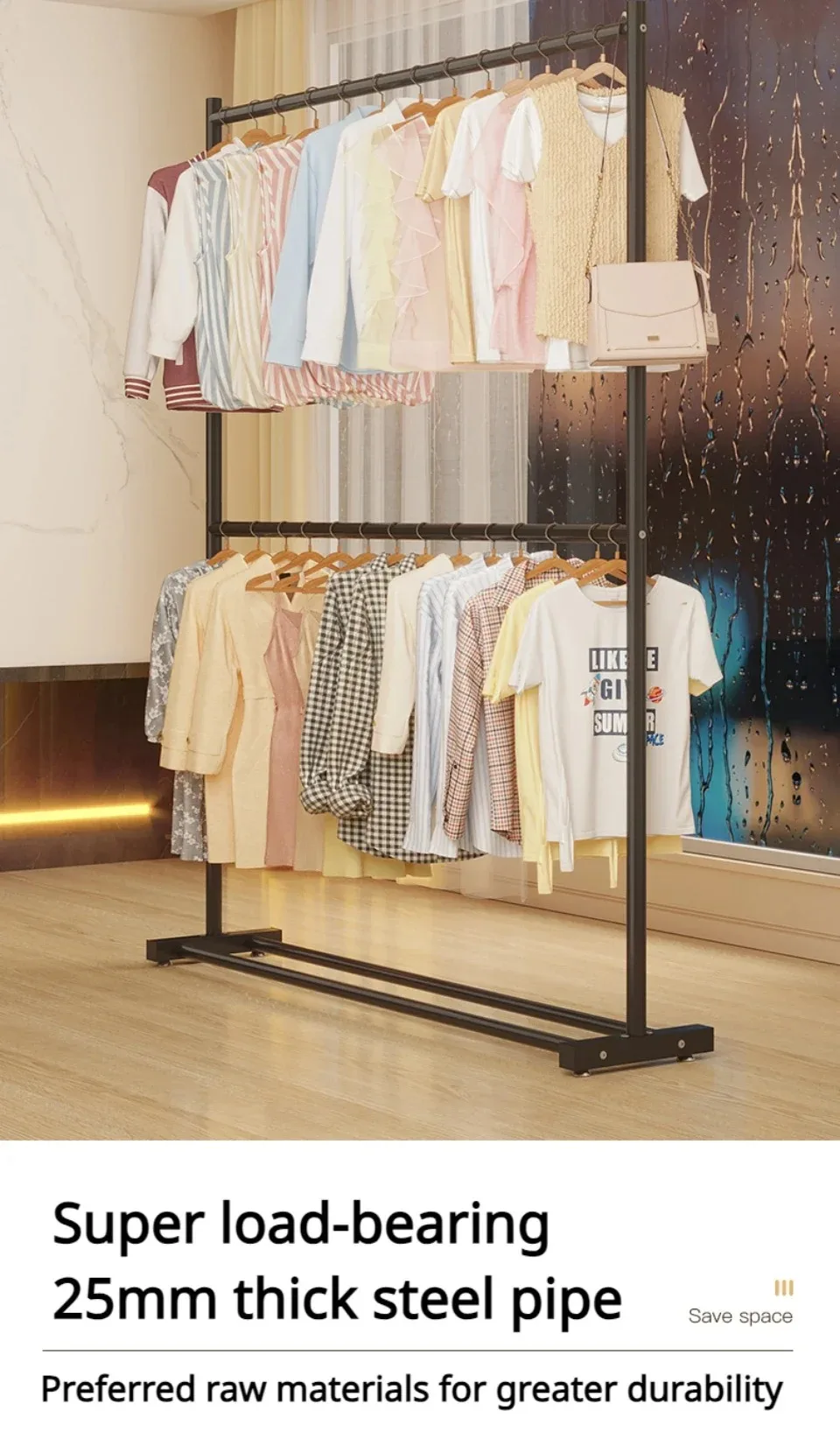 Movable Clothes Drying Rack - Image 21