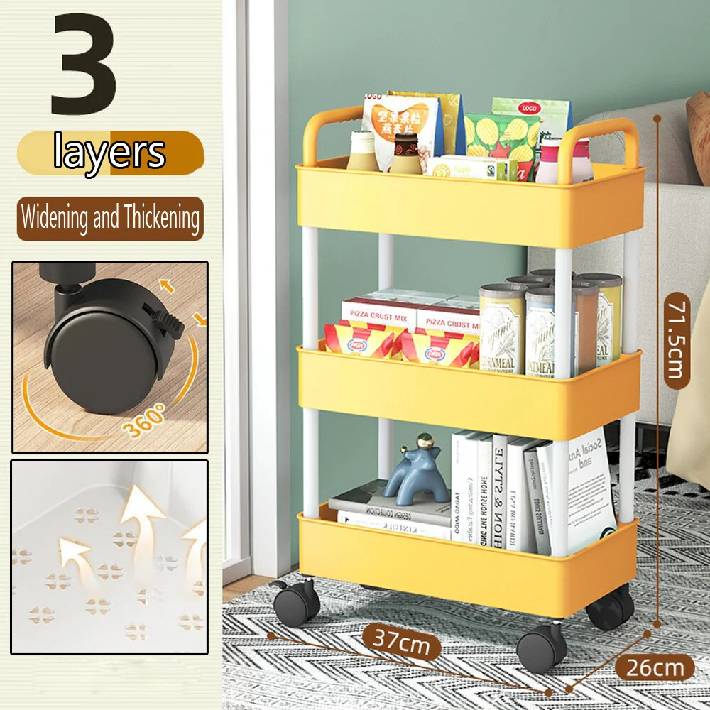 Movable Storage Rack Trolley - Image 10