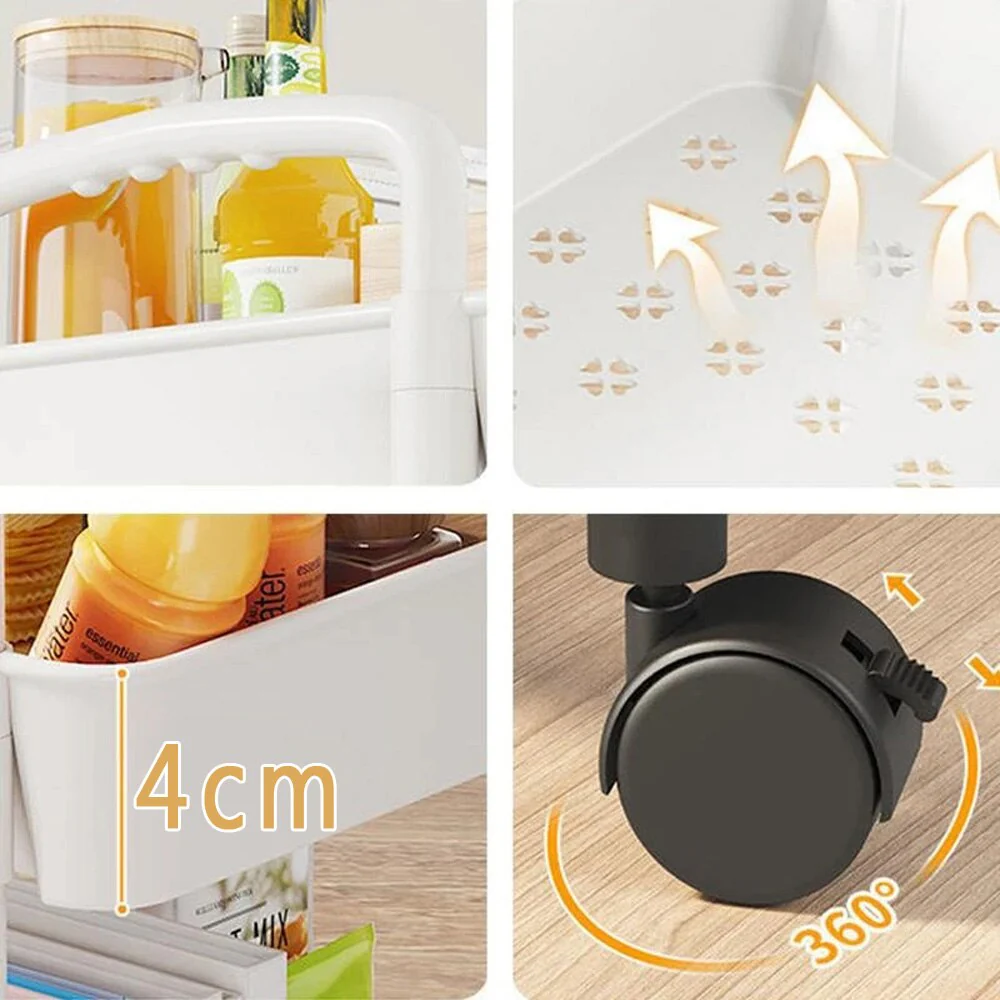 Movable Storage Rack Trolley - Image 17