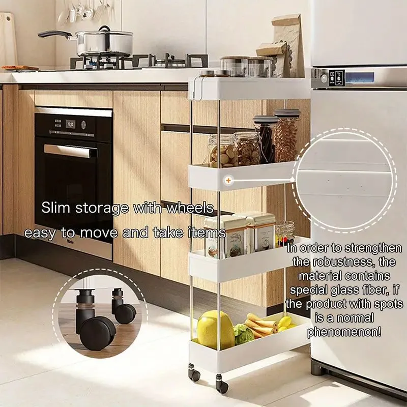 Multi-Layer Shelves Trolley Rack - Image 10