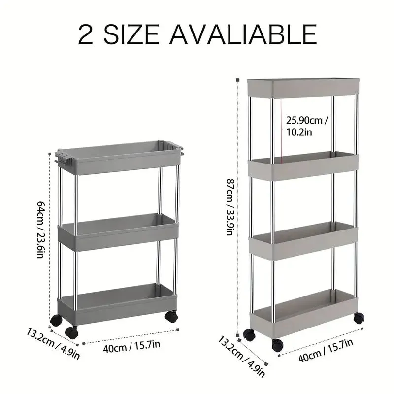 Multi-Layer Shelves Trolley Rack - Image 14