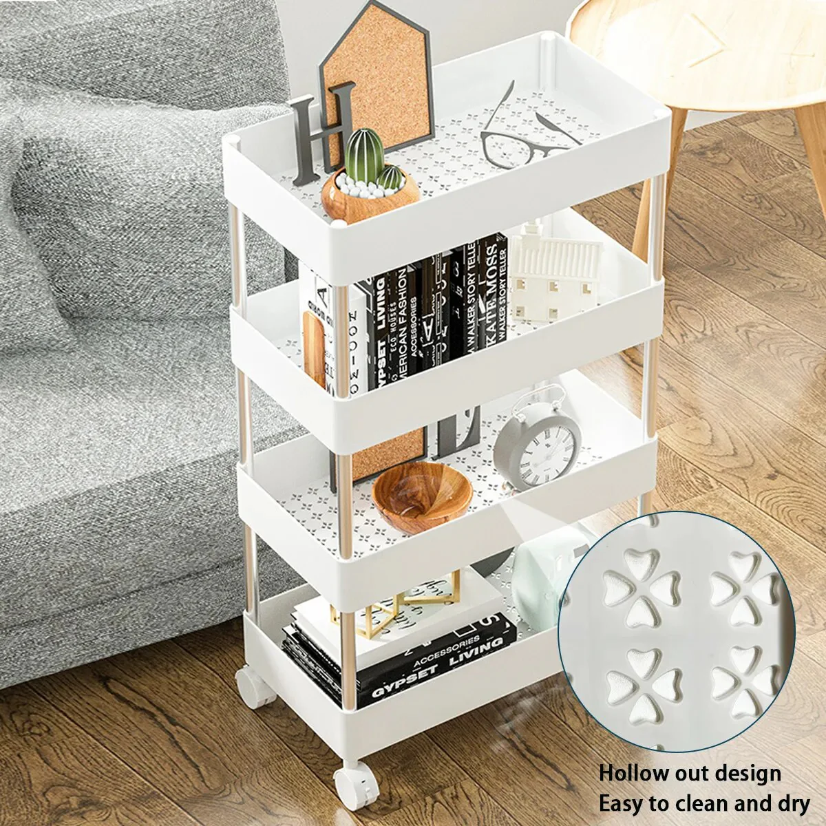 Multi-Layer Shelves Trolley Rack - Image 4