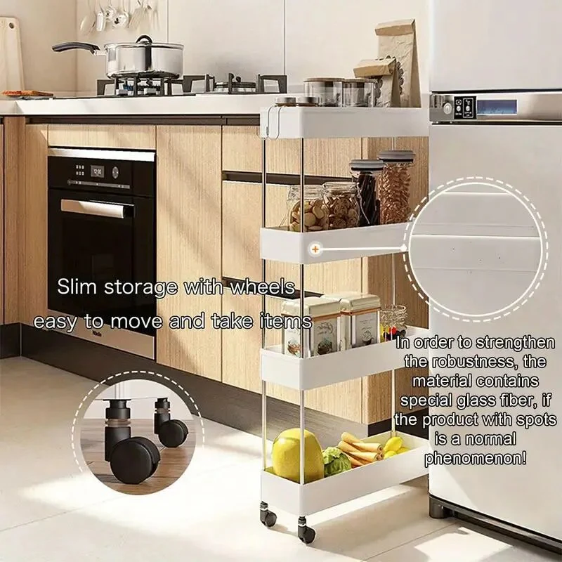 Multi-Layer Shelves Trolley Rack - Image 6