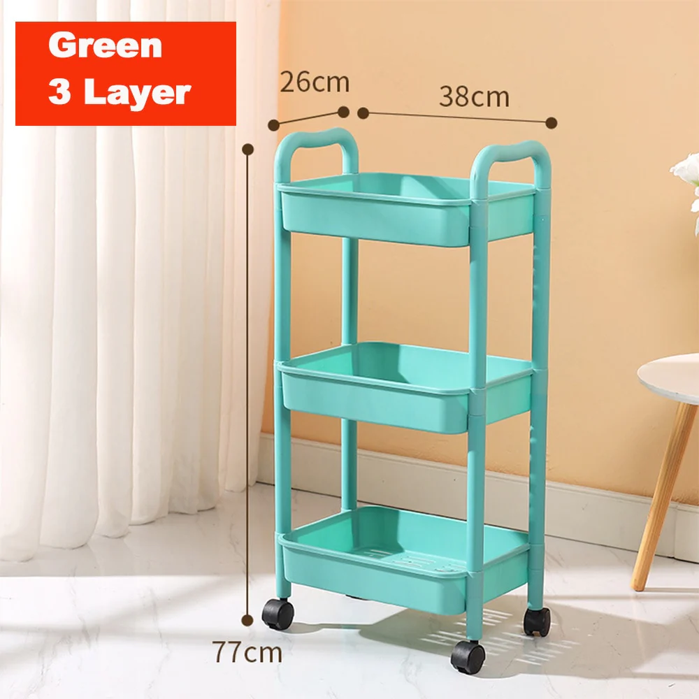 Multi-Layer Storage Trolley Rack - Image 8
