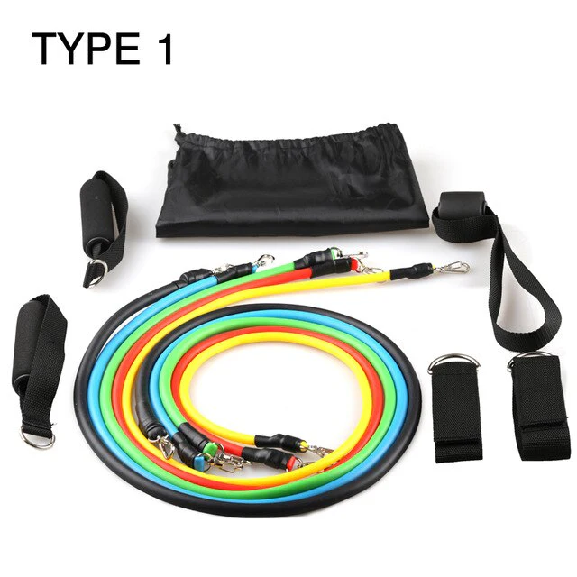 11-piece Set Multi-purpose Resistance Band - Image 10