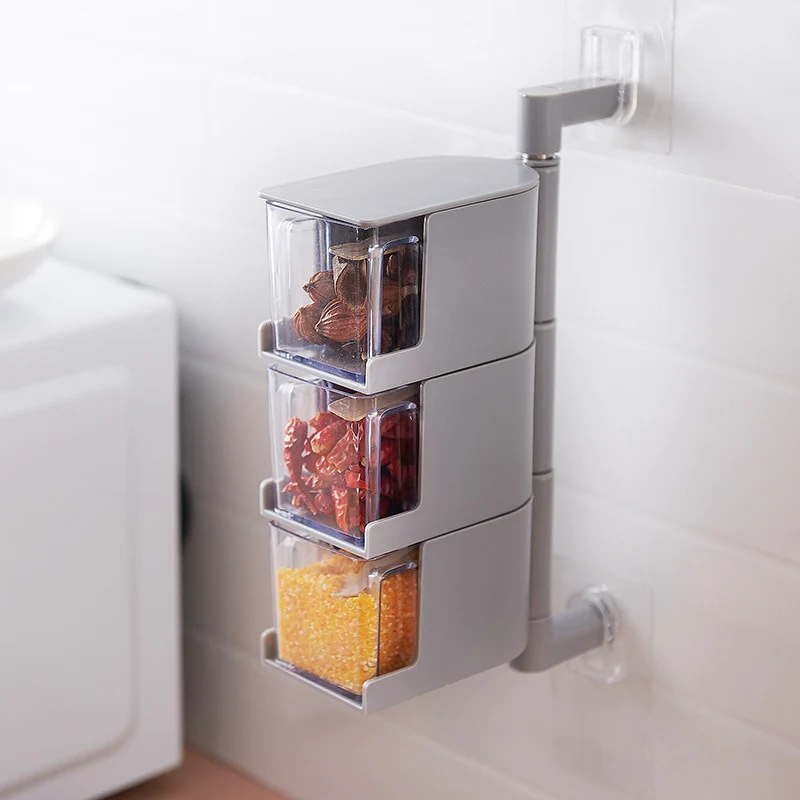 Multi-Tier Rotating Spice Jar Rack - Image 14