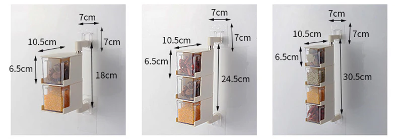 Multi-Tier Rotating Spice Jar Rack - Image 17