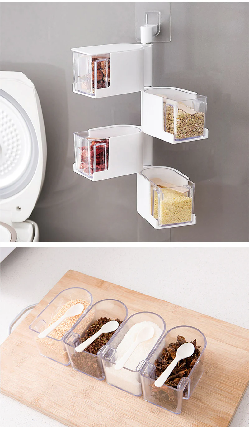 Multi-Tier Rotating Spice Jar Rack - Image 23
