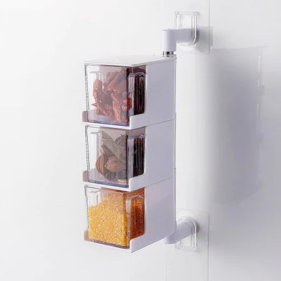 Multi-Tier Rotating Spice Jar Rack - Image 3