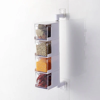 Multi-Tier Rotating Spice Jar Rack - Image 4