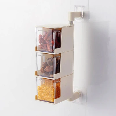 Multi-Tier Rotating Spice Jar Rack - Image 5