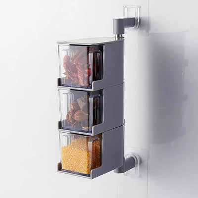 Multi-Tier Rotating Spice Jar Rack - Image 6